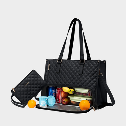 3-in-1 Quilted Handbag